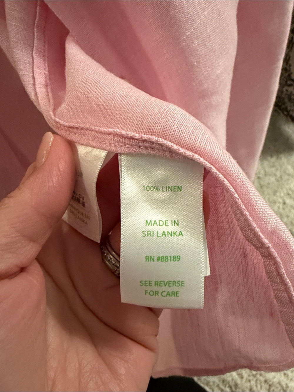 Lilly Pulitzer Light Pink Button-Down Shirt - Picture 3 of 3